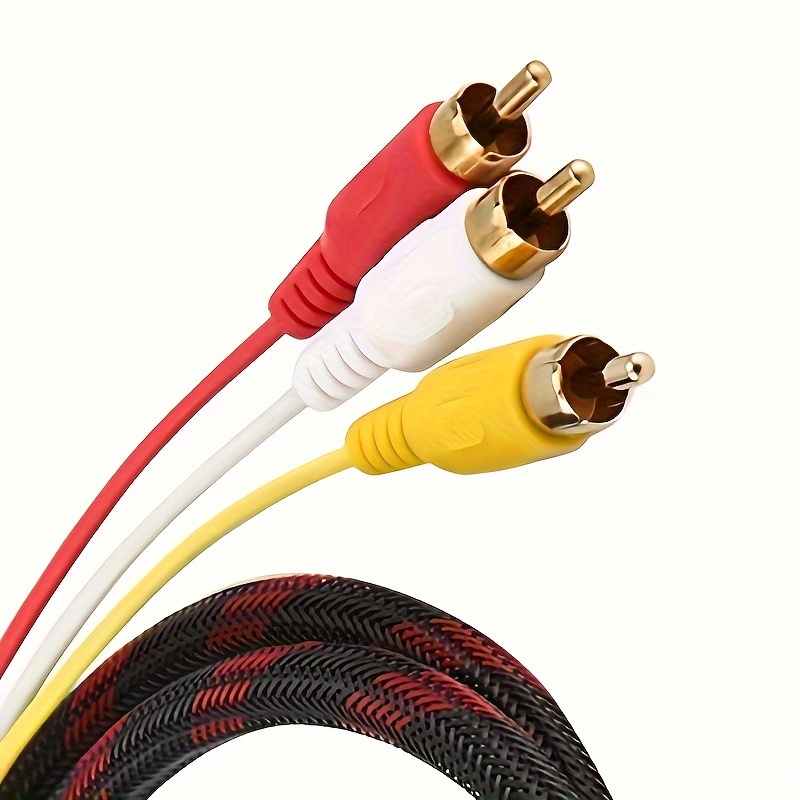 HDMI to RCA Cable HDMI Male to 3 RCA AV Cable Cord Adapter Transmitter for  HDTV DVD HD 1080P 5Ft 1.5M