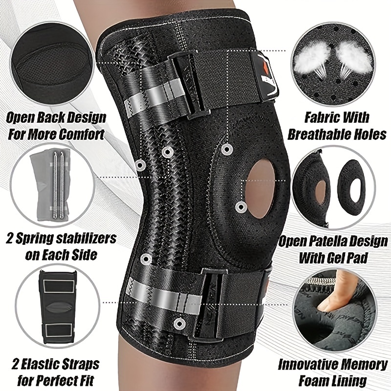 Adjustable Hinged Knee Brace Men Women Provides Support - Temu Canada