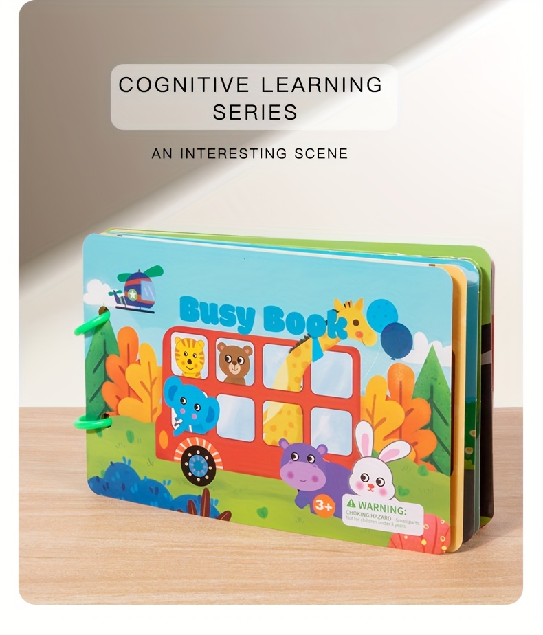 Livre Silencieux, Montessori Jouet Éducatif Préscolaire,Jouets Sensoriels  Autisme,Livre de Puzzle Jeu de Réflexion Interactif - Cdiscount Jeux -  Jouets