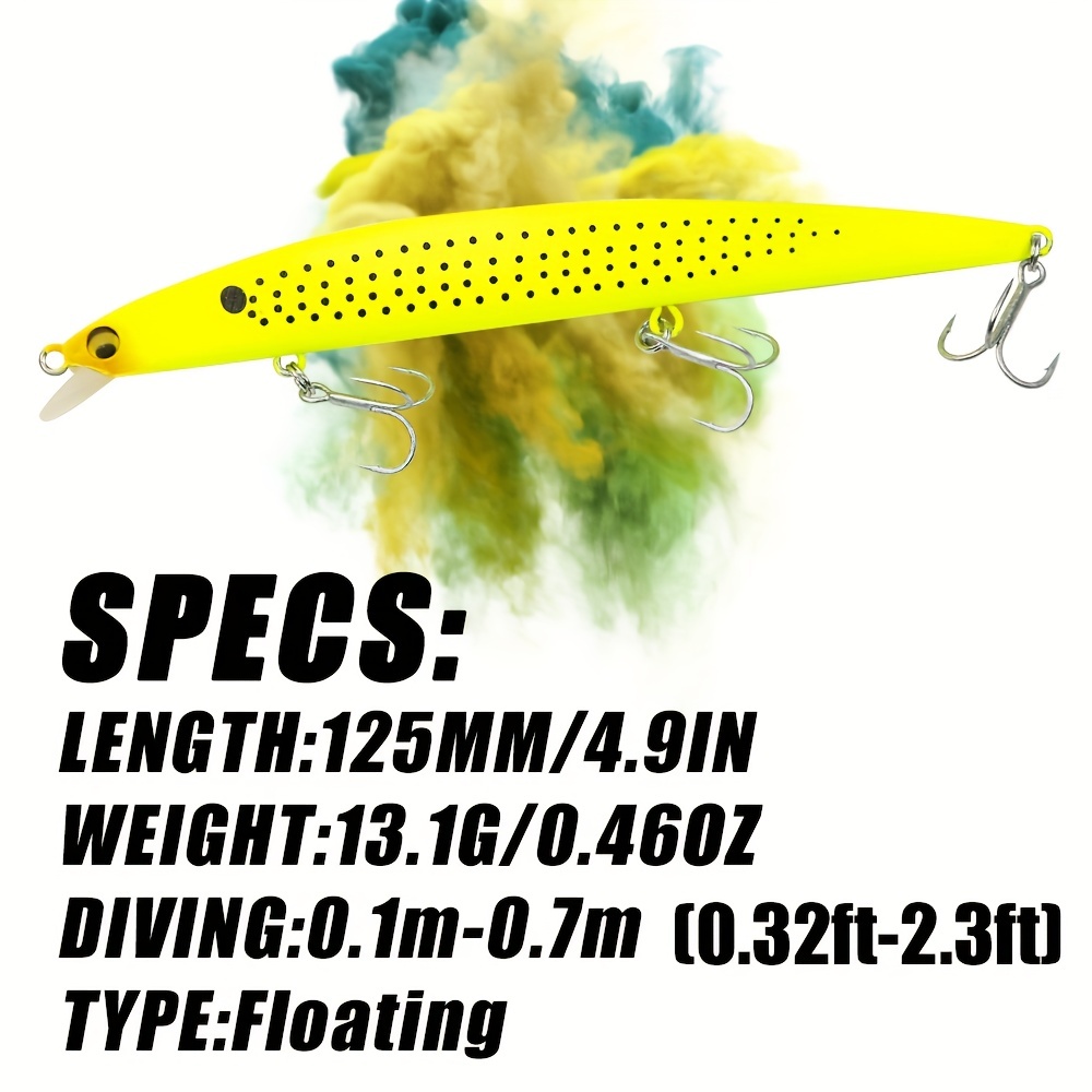 Floating Fishing Lure With Tungsten Ball Saltwater Fishing - Temu
