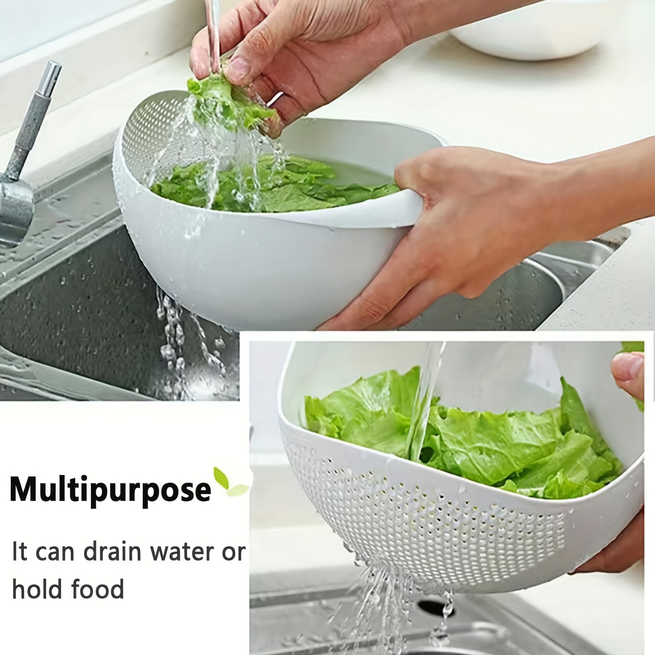 Rice Washing Drain Basket, Rice Washing Filter Basket, Creative