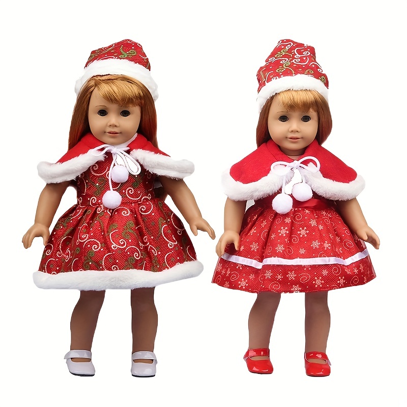 Estilo navideño lindo de muñecas a rayas de niña sobre las - Temu Chile