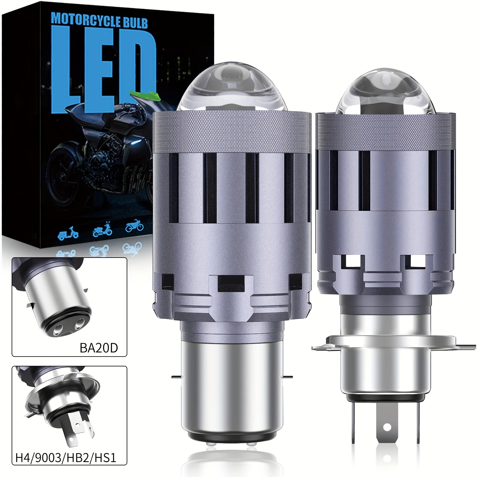 9003/H4 Bombillas LED para faros bombillas LED de haz dual - Temu
