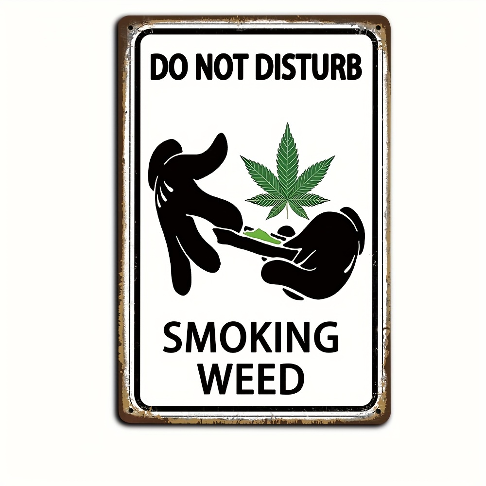 dont smoke weed poster