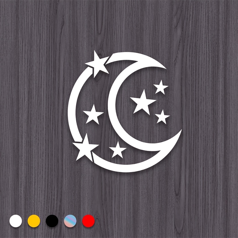 Modern Style Shiny Star Moon And Sun Pattern Decorative - Temu