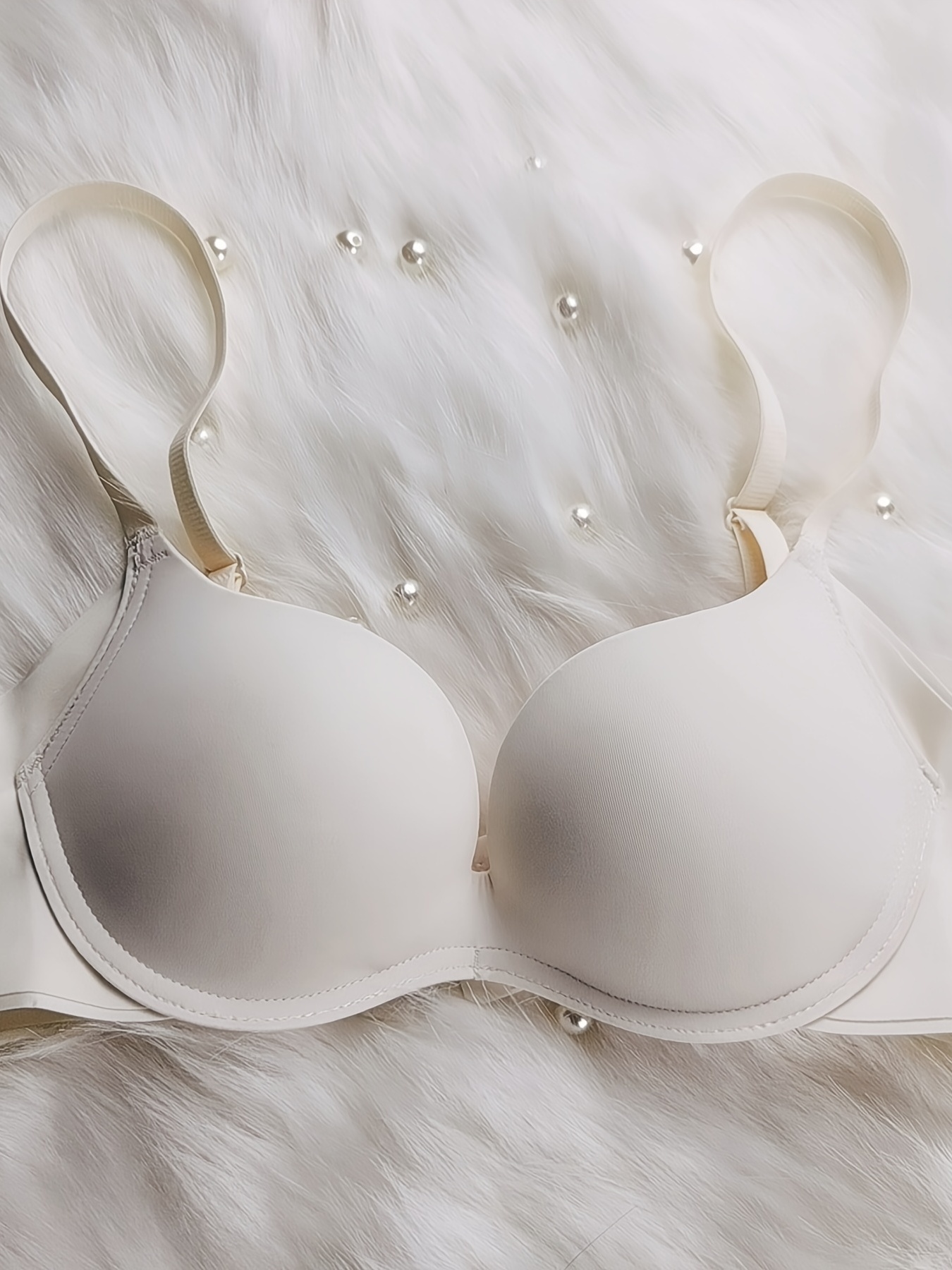 Sexy Bras Sexy Bra for Women Seamless Underwear Smooth Massage Thin Mold  Cup Gather Adjust Comfortable Bra (Color : Light Skin, Size : 42BC/95BC):  Buy Online at Best Price in UAE 