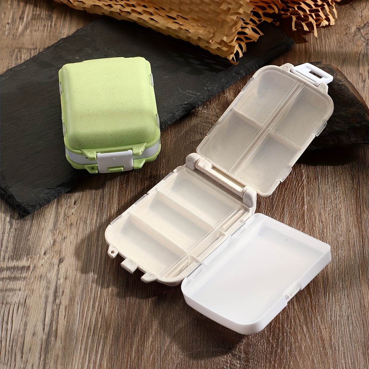Goture Green Plastic Handheld Fishing Gear Box Portable - Temu