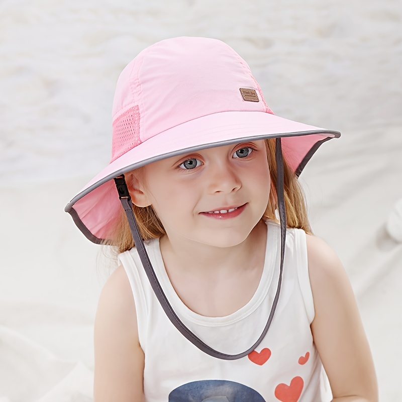 Baby Bucket Hat Fisherman Hat Wide Brim Beach Basin Hat - Temu
