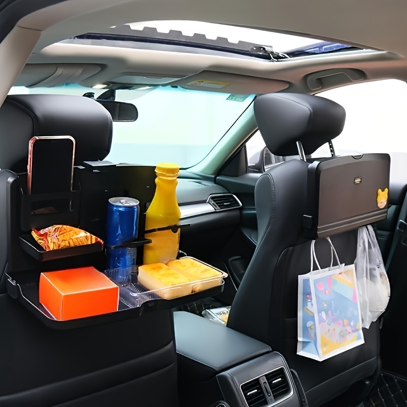 Klappbares Auto Auto Rücksitz Tisch Trinken Food Cup Tabletthalter Stand  Schreibtisch (Schwarz)