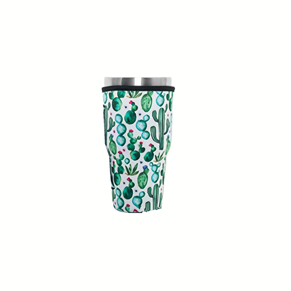 Sakura Train Reusable Iced Coffee Cup Sleeve, Neoprene Insulated