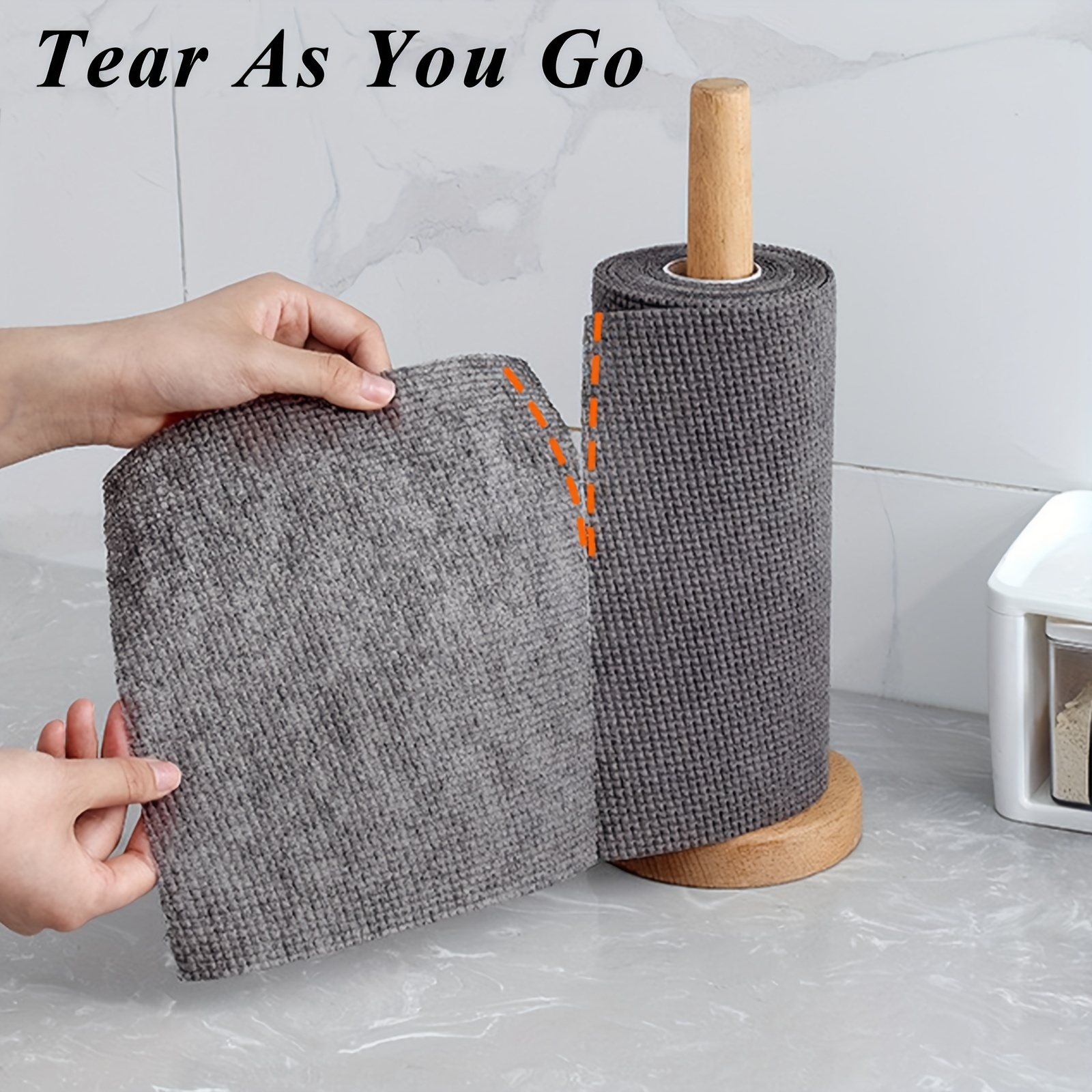 Hands DIY Disposable Cleaning Towels Reusable Cleaning Cloth Handy Cleaning Wipes Washable Kitchen Paper Towels Dish Rags Multi Use Wiping Rag