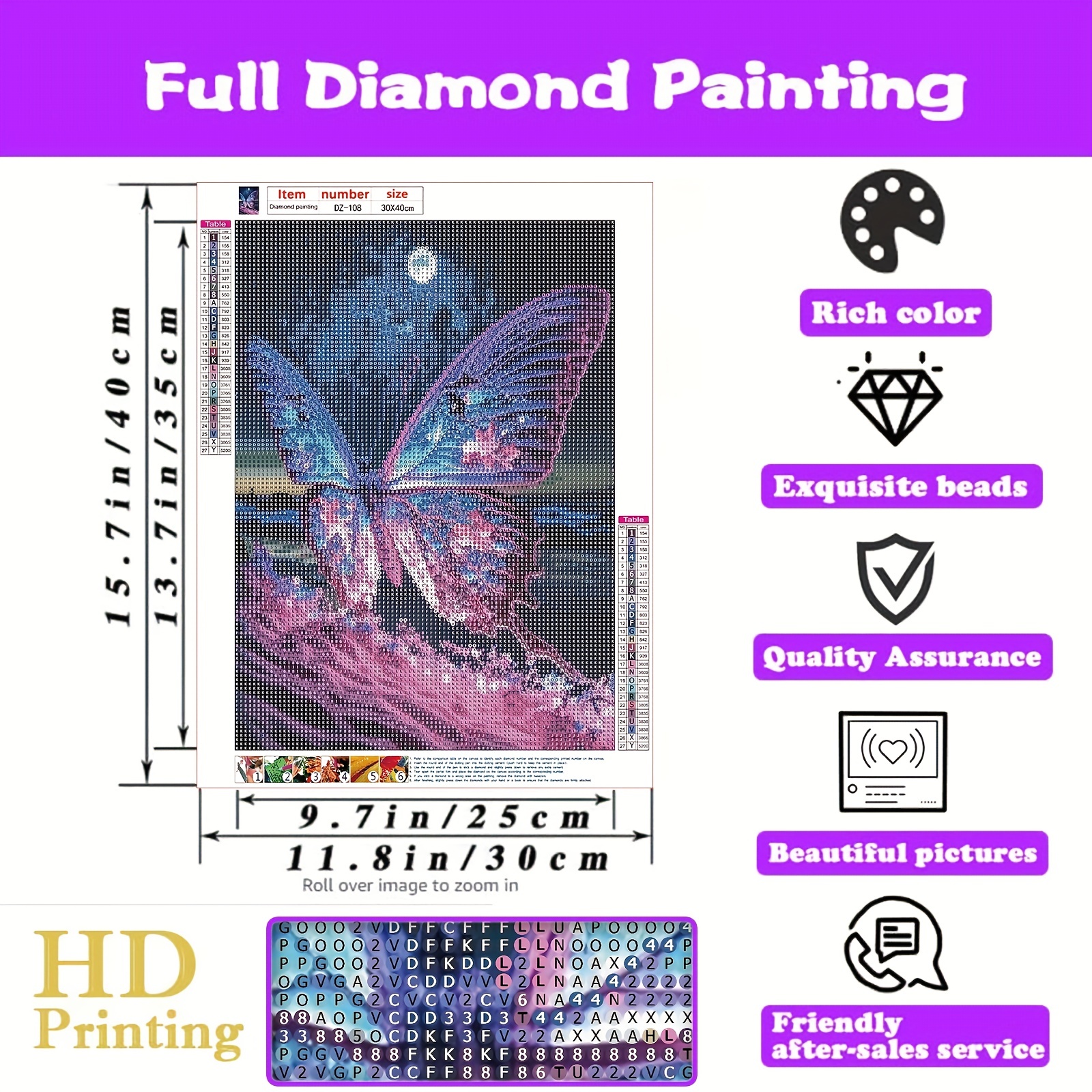 5d Diamond Paintings Kits For Adults Dreamy Butterfly Dream - Temu