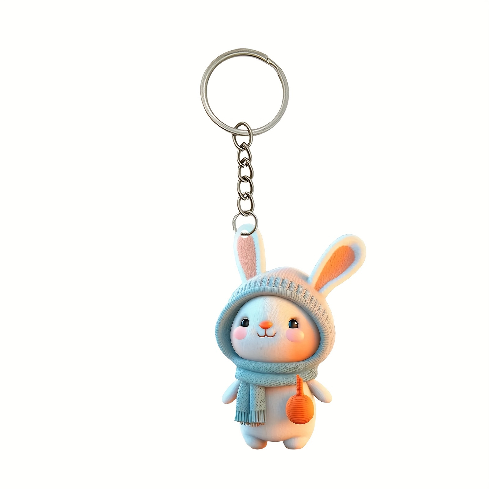 Mignon Lapin Pendentif Sac D'accessoire En Peluche Porte-clés Poupée  Mignonne Pendentif Sac En Peluche Accessoires De Sac Charmes Cadeaux,  Fluffy, Pour Les Essentiels D'hiver Pour Les Adolescentes, Les Étudiantes,  Les Femmes, Et