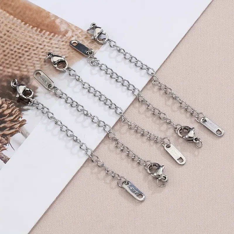 Metal Bracelets Extended Chain Necklace Extension Buckle - Temu