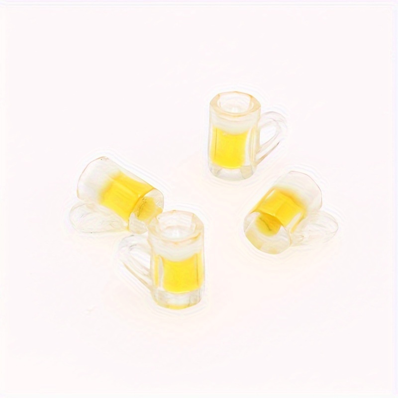 5pcs 1:12 Mini Dollhouse Beer Cup Model Pocket Accessories Scene Toy