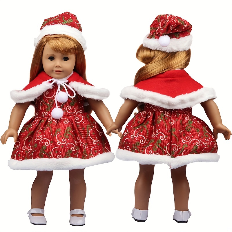 1 Set 18 Zoll Mädchen Puppe Weihnachtskleidung - Temu Germany