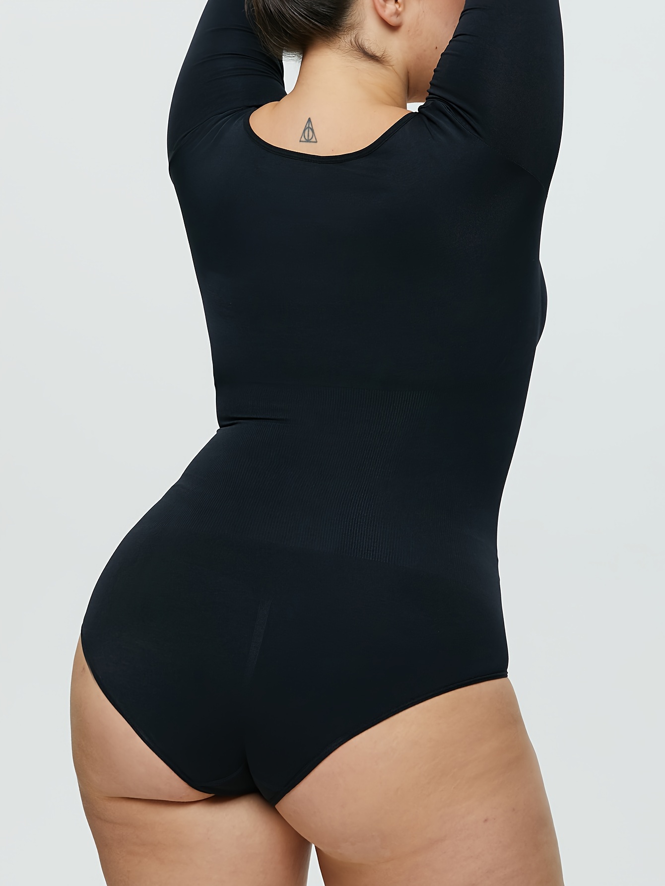 Shapewear Women One Piece Bodysuit Plus Size Black Beige Seamless Underwear Slimming  Bodysuits White