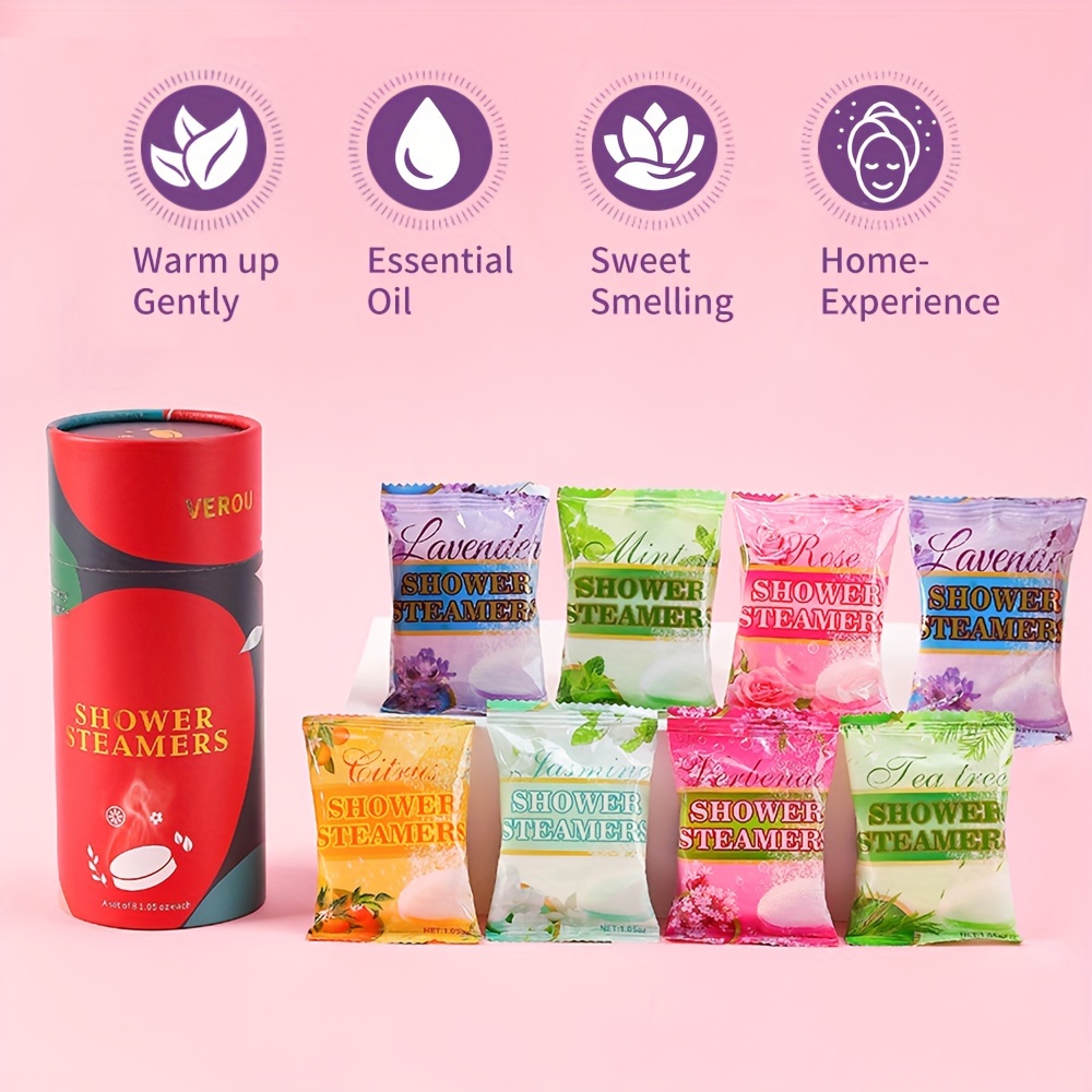 Shower Steamers Variety Flavor Shower Bombs With Essential - Temu