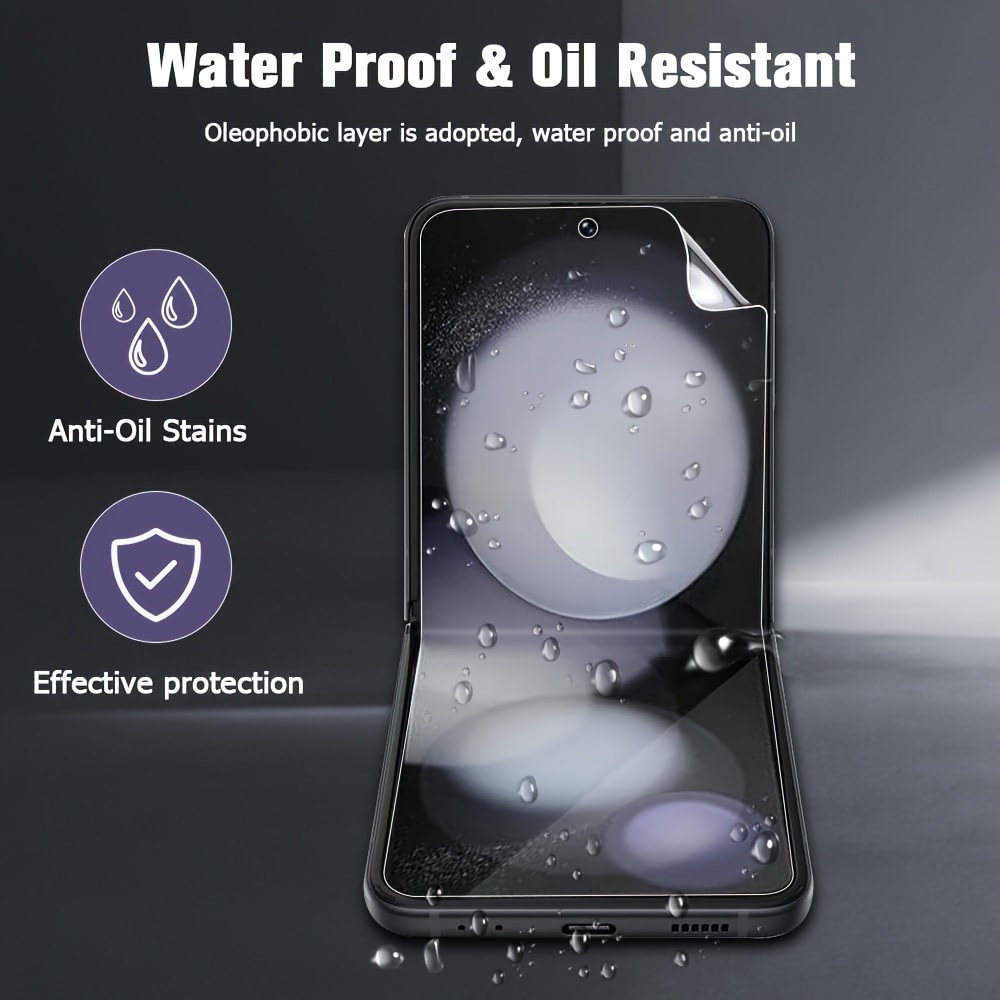 2+2+ ] For Galaxy Z Flip 5 Screen Protector Inside Flexible - Temu
