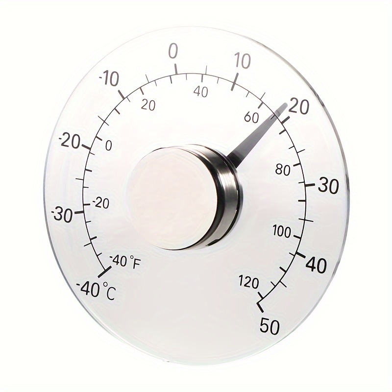 Thermomètre mural intérieur ou extérieur, Instrument météorologique  résistant aux intempéries