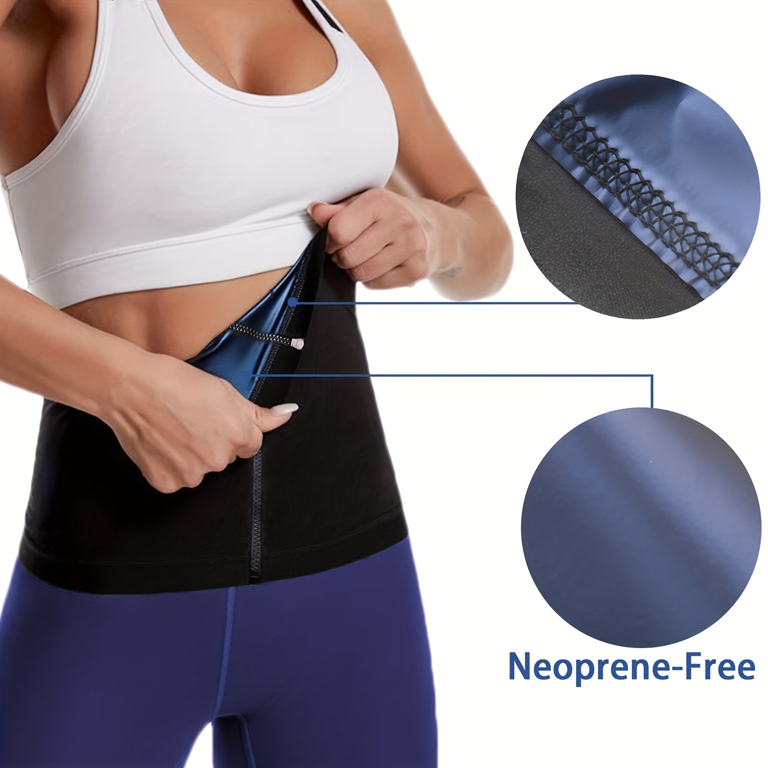  Sweat Shaper Waist Trimmer for Women, Waist Trainer