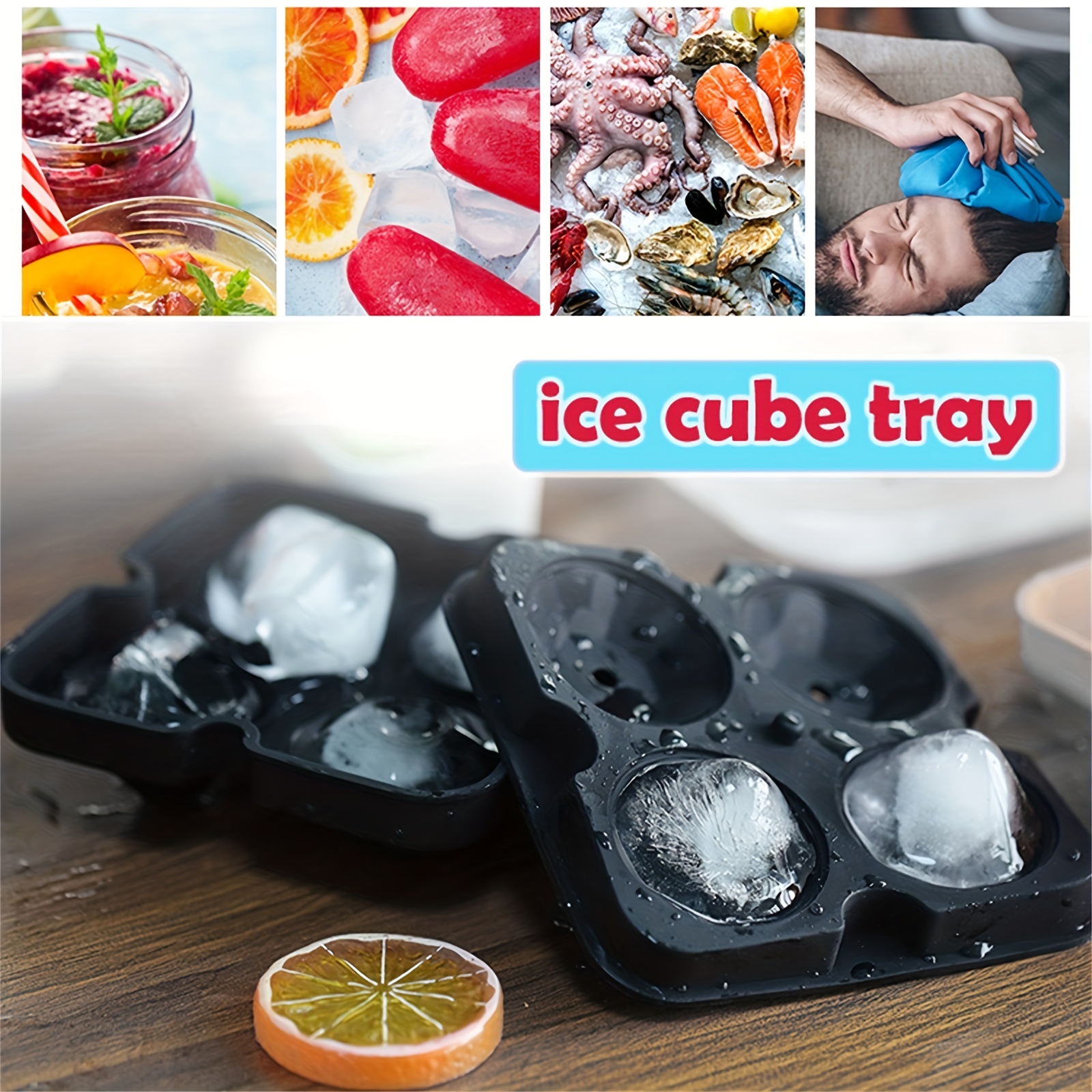 Ghost Ice Cubes Tray Funny Ice Cube Mold Halloween Party - Temu