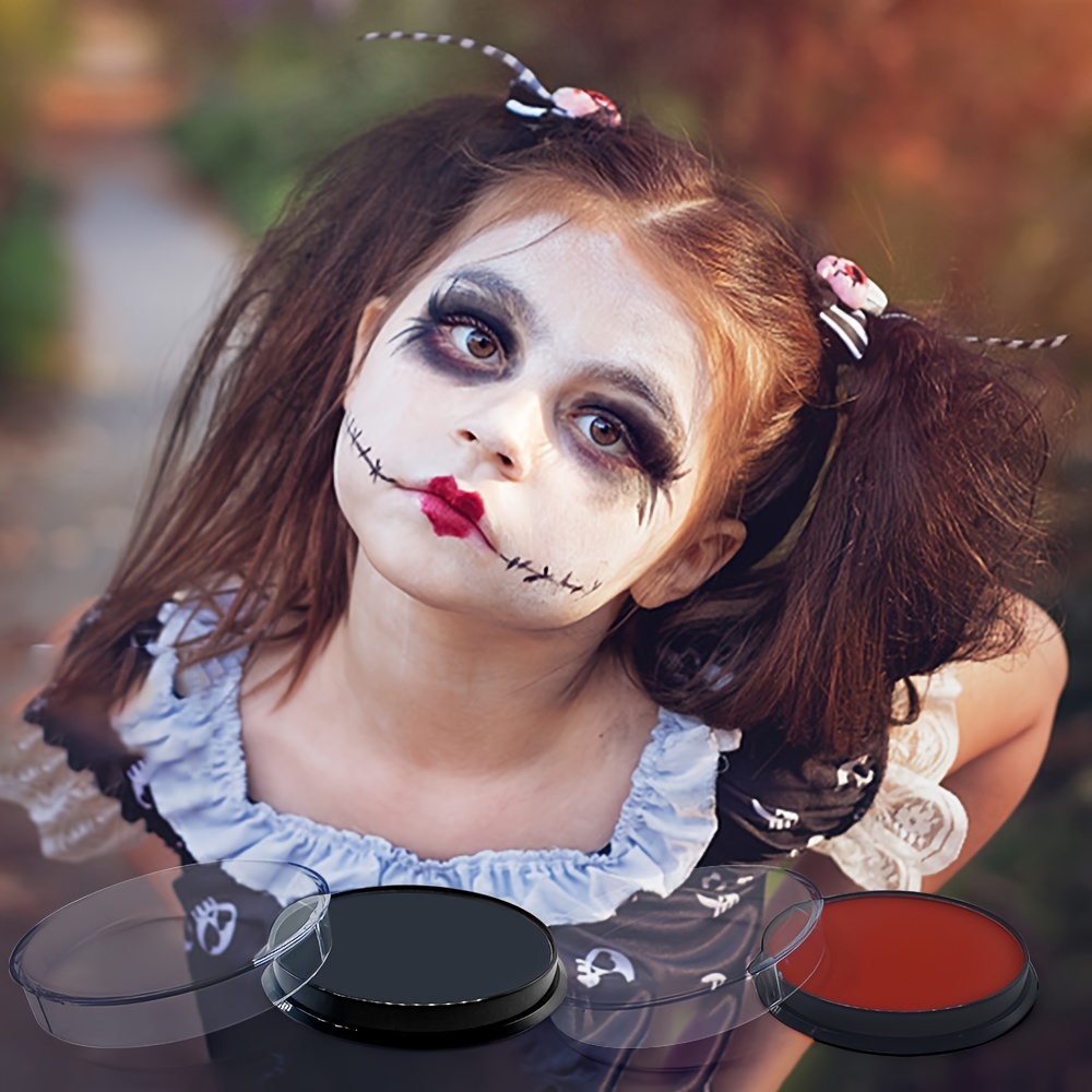 3 Colors Water based Face Body Paint Halloween Makeup - Temu