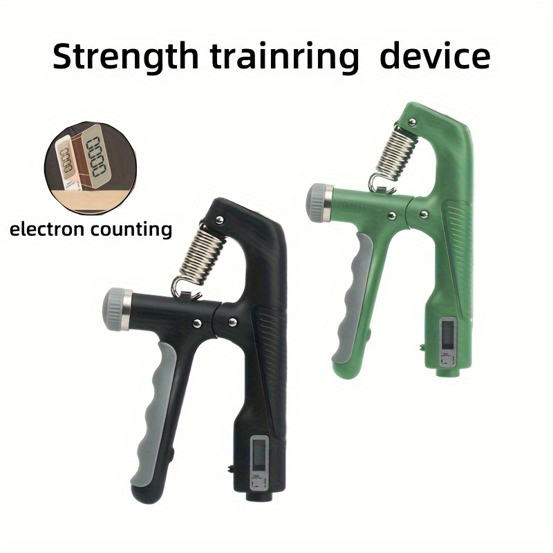 Electronic Hand Grip 10-100kg Adjustable Strength Spring Grip Home