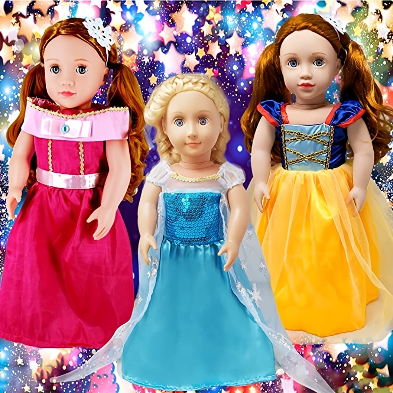 Dress 18 Doll In Style Fun Costume Set Kids Love ! - Temu