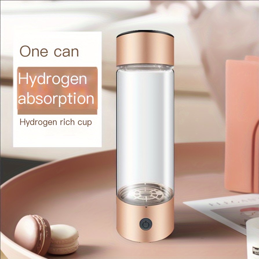 400ML Hydrogen Water Generator Hydrogen-Rich Water Bottle Ion Maker Rechargeable  Water Filter Electrolysis for Refreshing Water