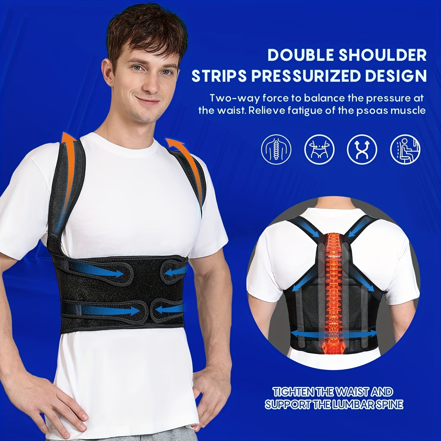 Back Brace and Posture Corrector for Women and Men – My Store