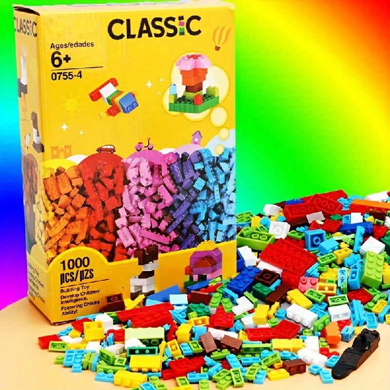 12 pièces blocs de construction jouets petite particule bricolage