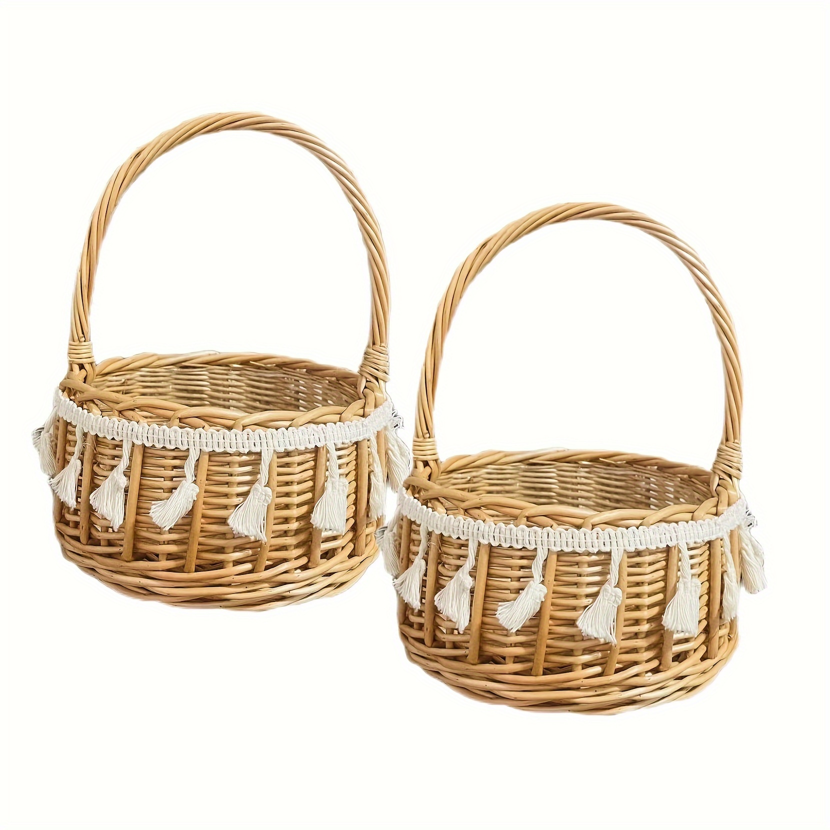 Extra Small Easter Basket | Amish Woven Wicker Basket w/Handle