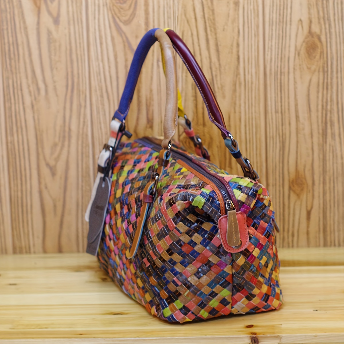  Leather Woven Bag