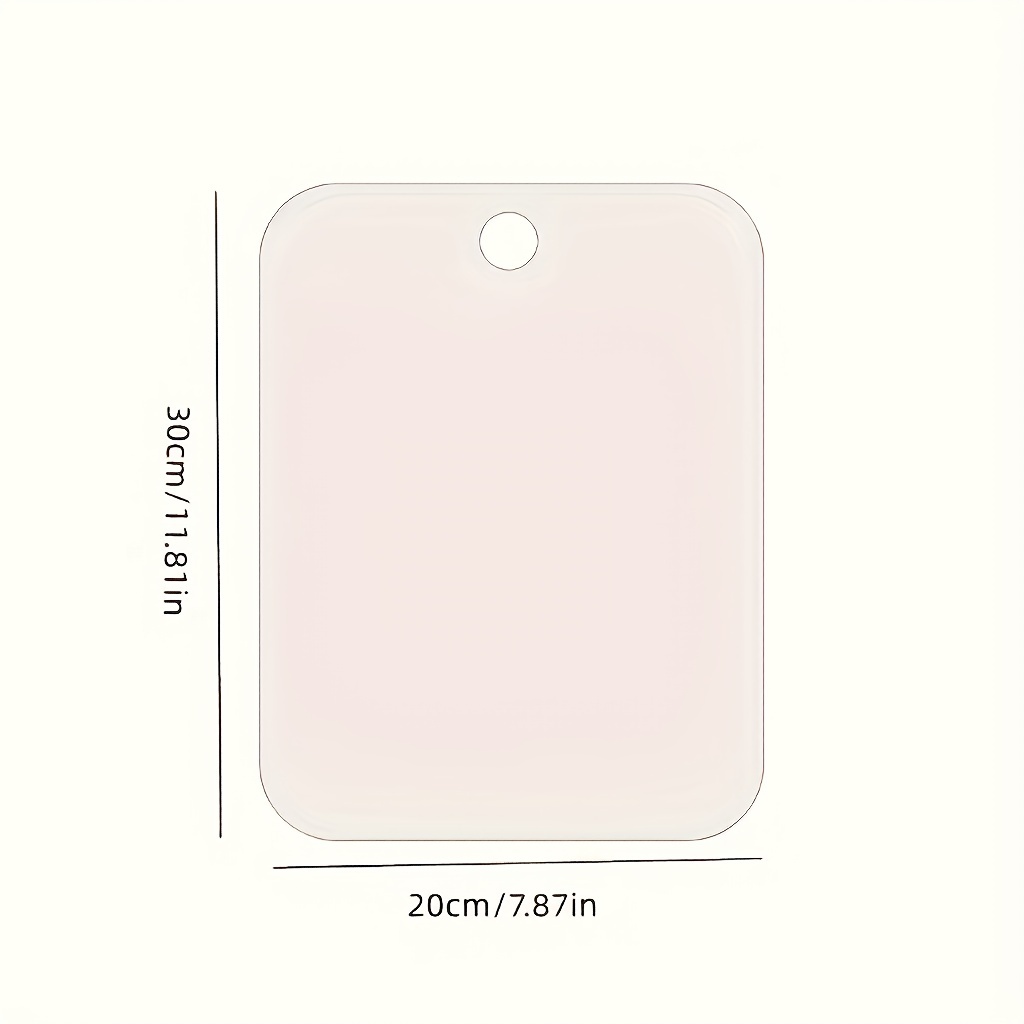 Acrylic Shower Mirror Men's Shaving Mirror Frameless Skincare Mirror