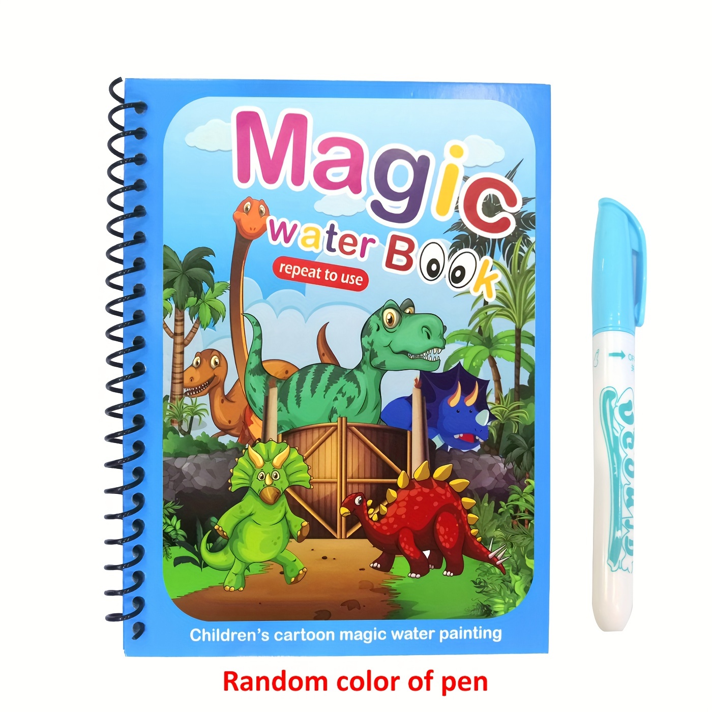 Magic Water Drawing Book: Sensory Early Education Toys Kids - Temu Austria