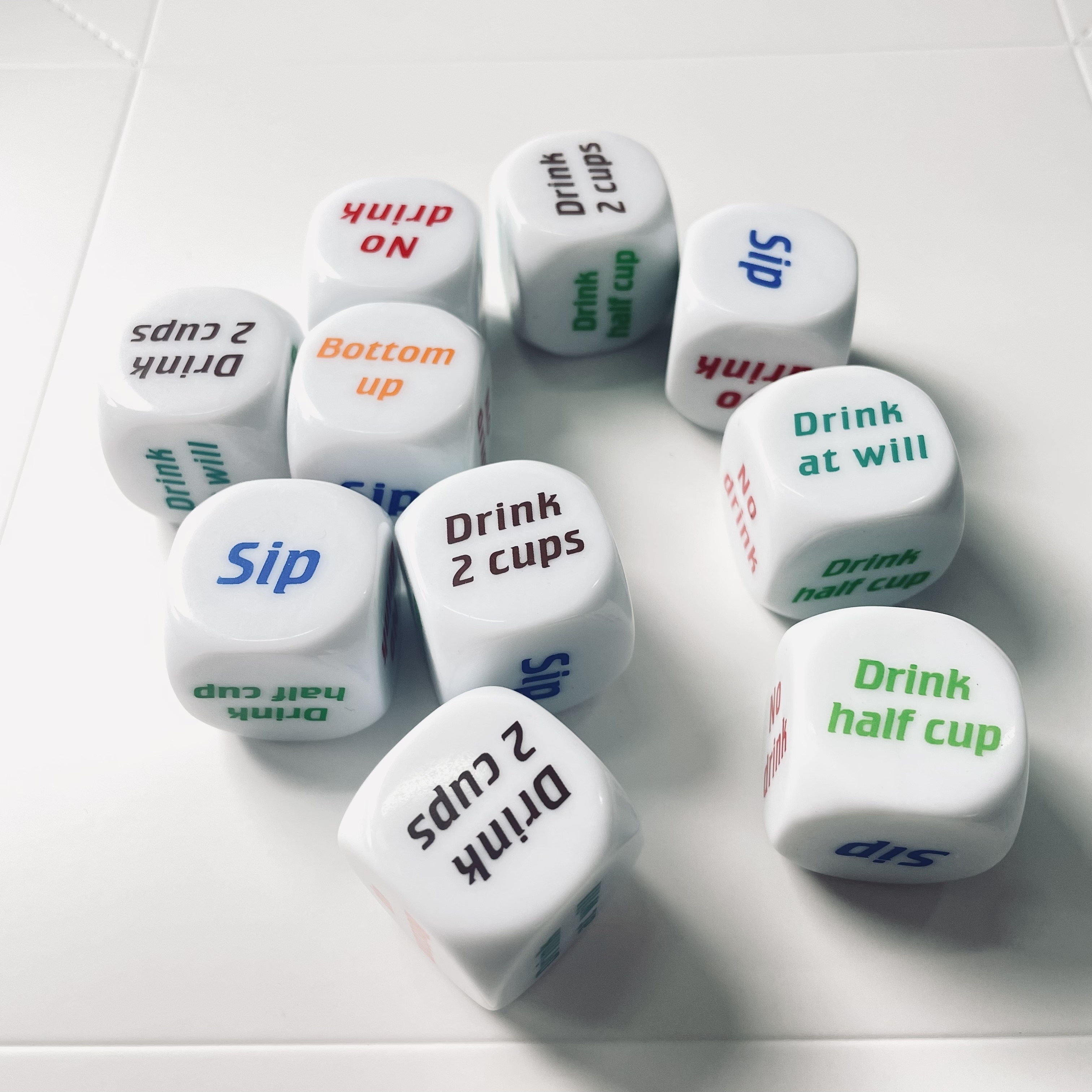 Drinking Dice, Drinking Game Accessories For Party, Halloween Party  Supplies - Temu