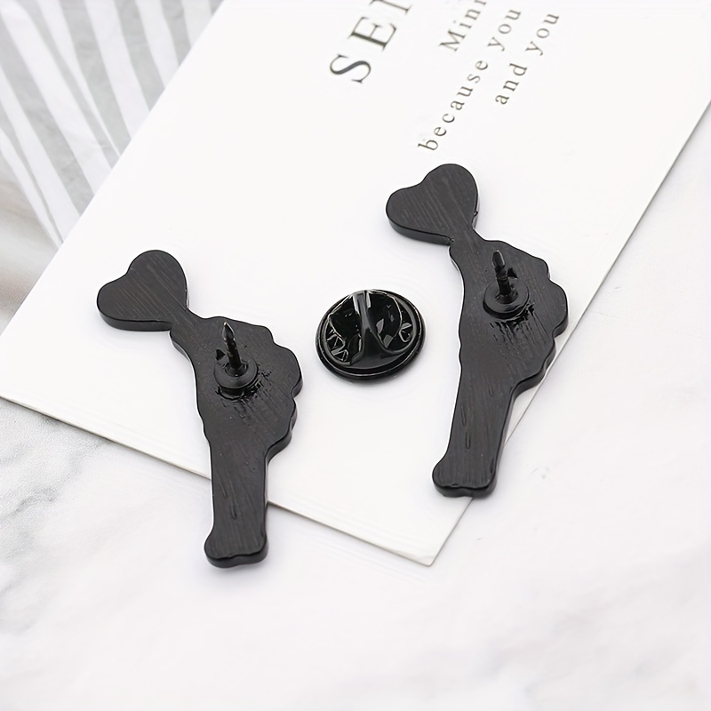 Skeleton's Love Badges Couple Matching Brooch For Men