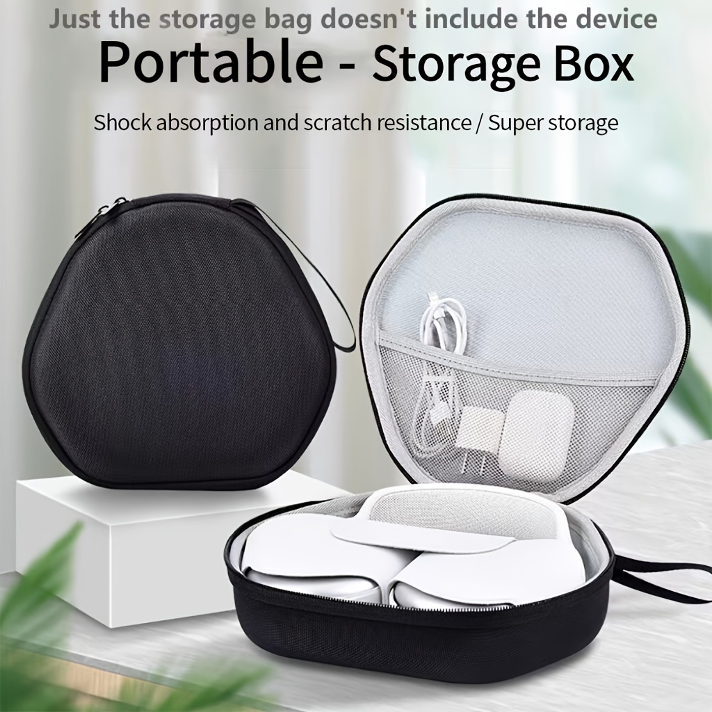 

1pc Protective Hard Eva Carrying Case Storage Bag Travel Carry Protective Case Carrying Box Covers Wireless Headsets