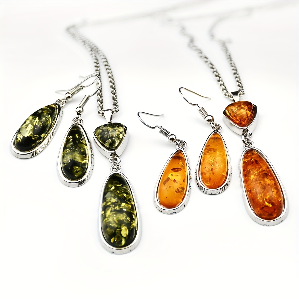 Amber jewelry online set