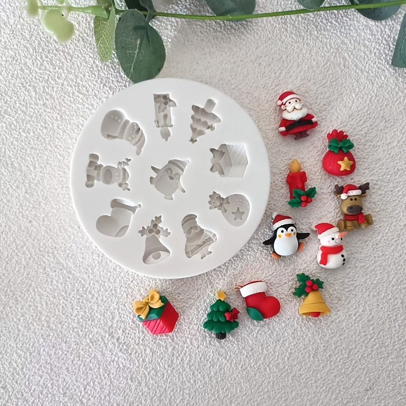 Christmas Silicone Molds Chocolate Candy Molds Christmas - Temu