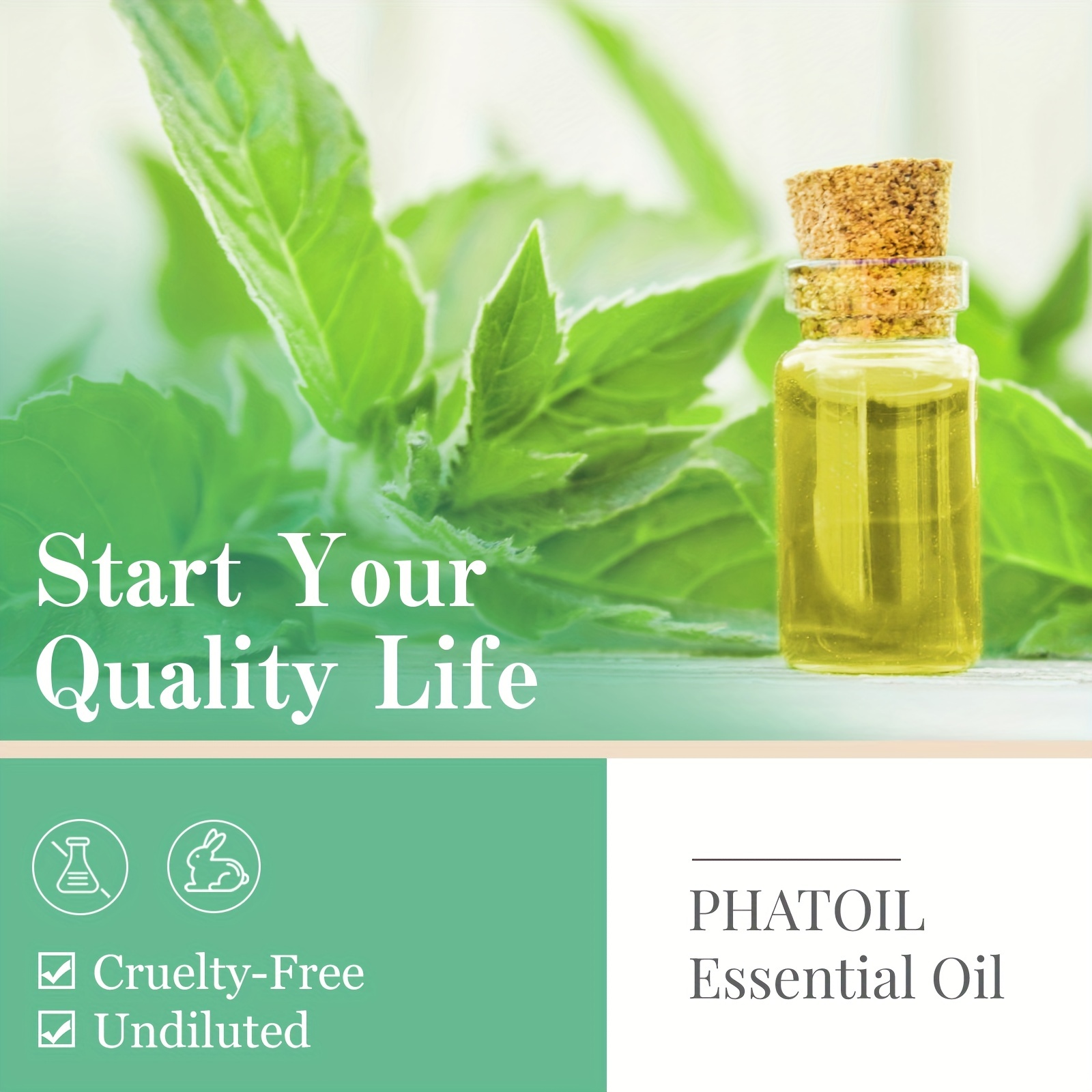 Peppermint Essential Oil 10ml for Aromatherapy Diffusers