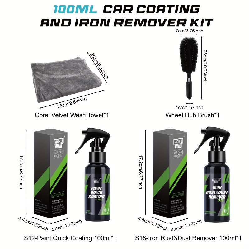 200ml Car Iron Remover Protect Paint Wheels And Brake Rim Metal