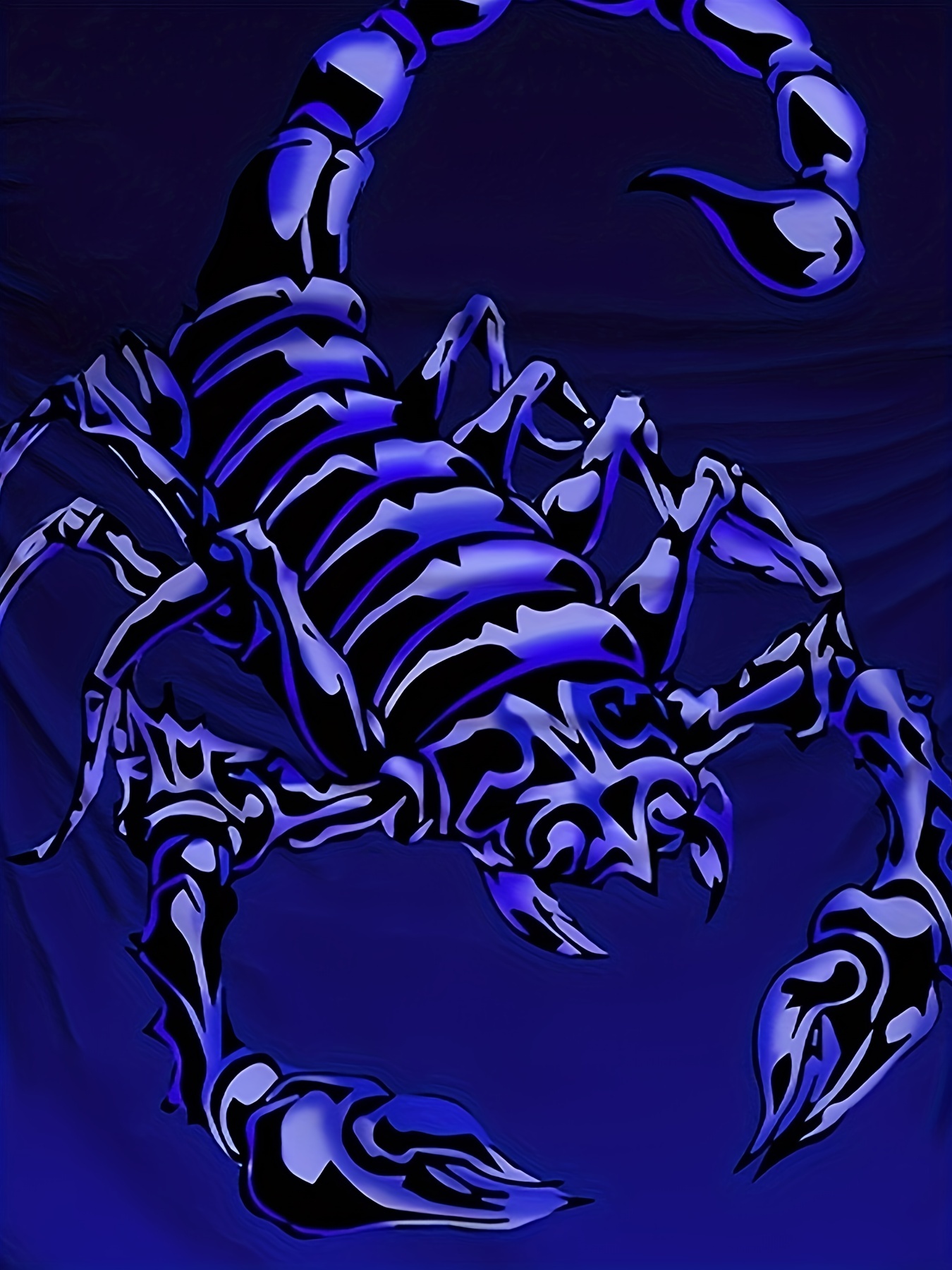 Men's 3D Scorpion Graphic T-shirt Active Stretch Novel Tee