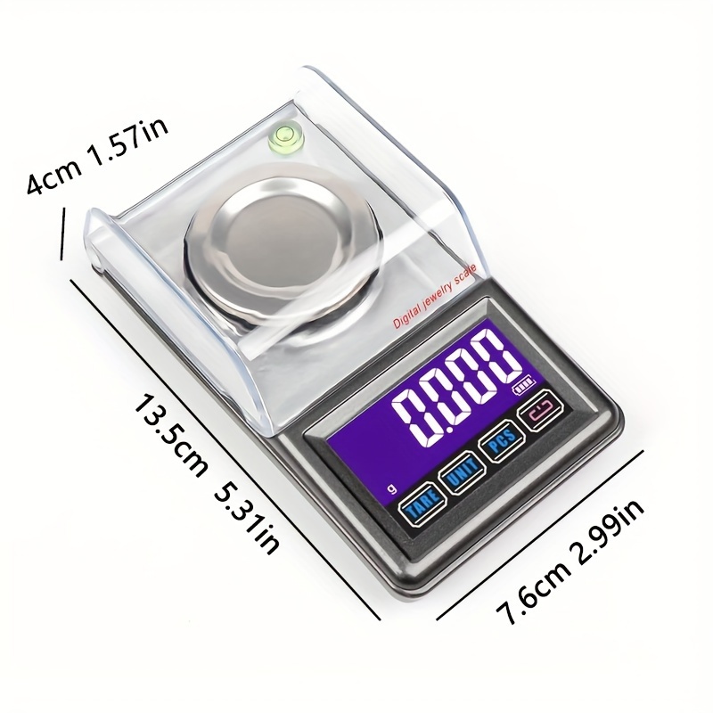 0 001g Balance Numérique Électronique Portable Mini Balance - Temu Belgium