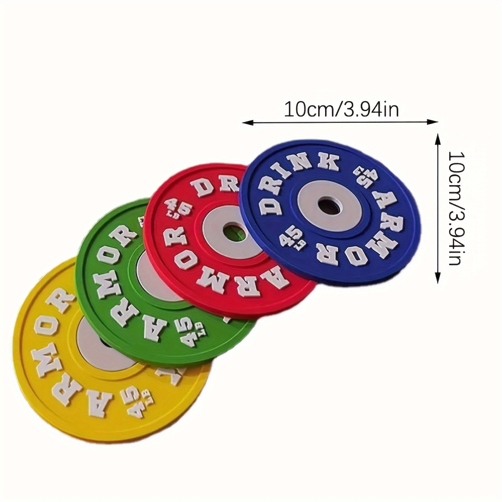 Silicone Drink Coasters Gym Weight Plate Coasters Table Temu