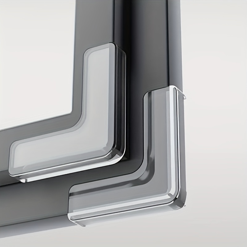 4pcs/set Transparent Table Corner Protectors For Glass Windows