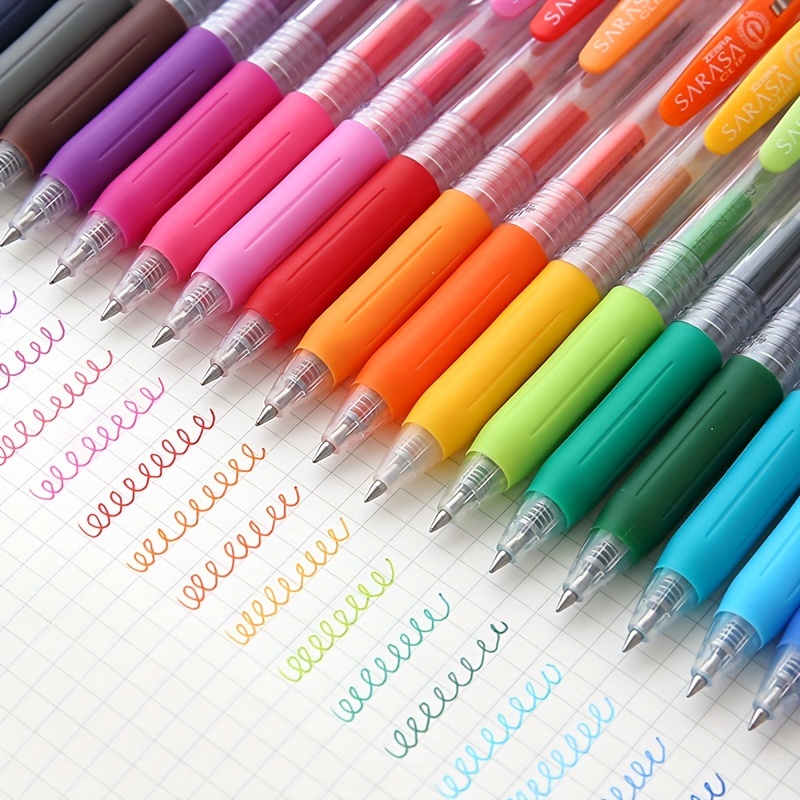 60 Gel Pens Set Color Pens Fine Point Art Markers 60 Unique - Temu