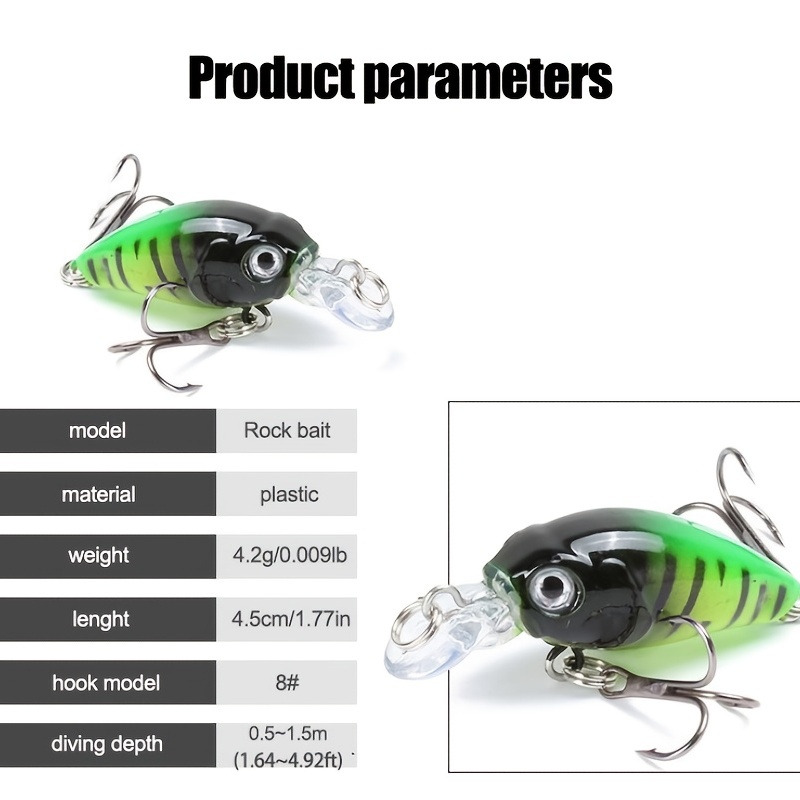 Premium Fishing Lures Hard Bait Sharp Hook Realistic - Temu Mauritius