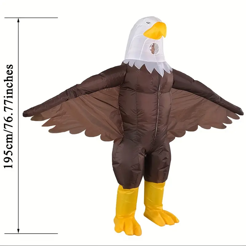 Adorable Funny Unique Eagle Design Inflatable Suit, Full Body Inflatable  Cartoon Doll Outfit, Halloween Christmas Larp Party Supplies Photography  Props, Stage Performance Accessories, Perfect Gift, High-quality &  Affordable